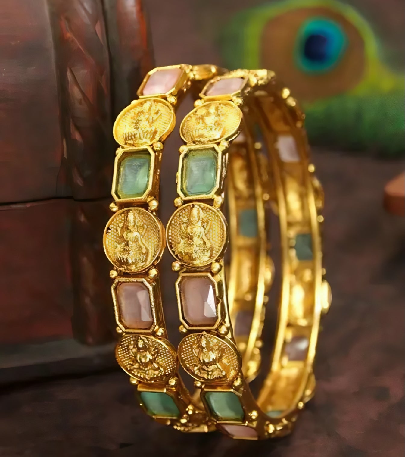 Devi Coins Temple Bangles
