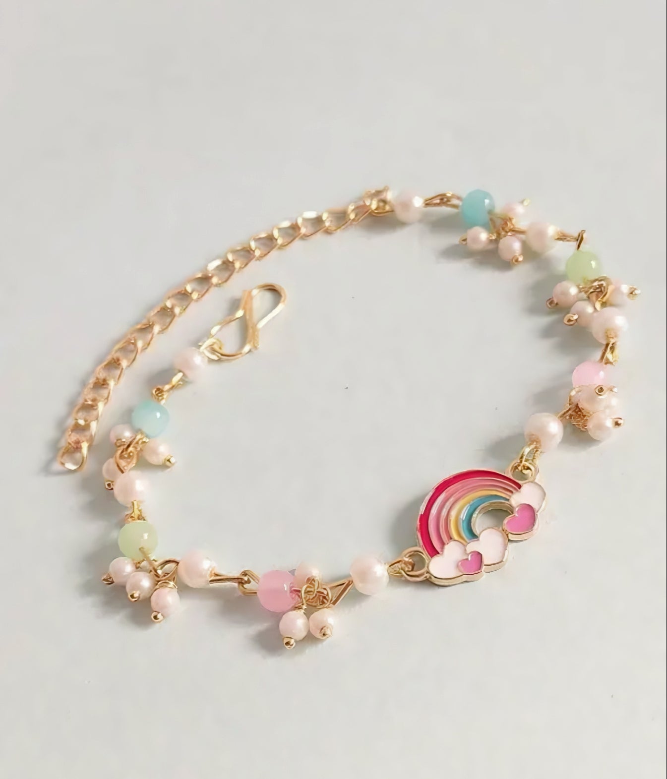 Rainbow Pearl Bracelet