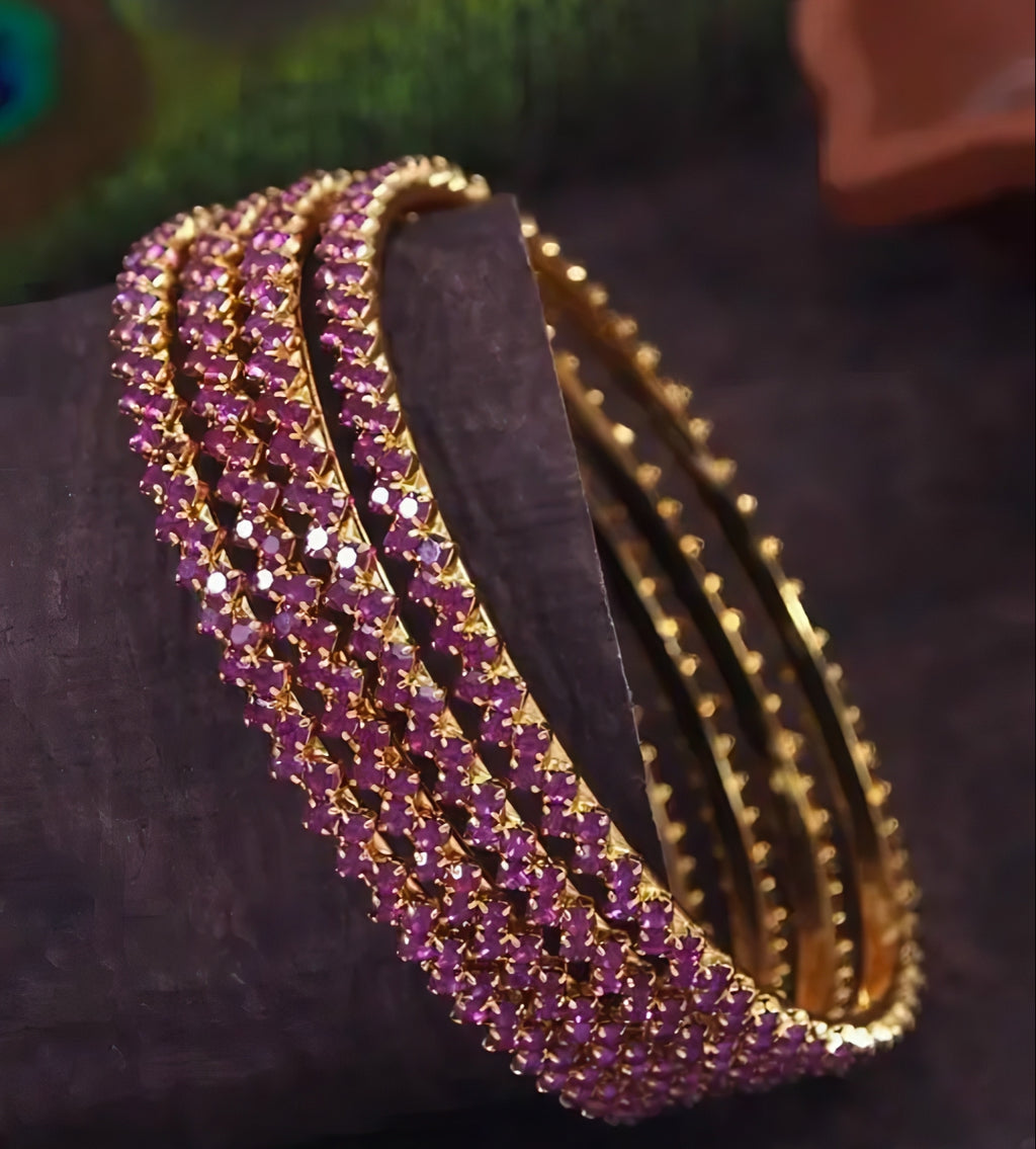 Twinkle Line AD Bangle Set