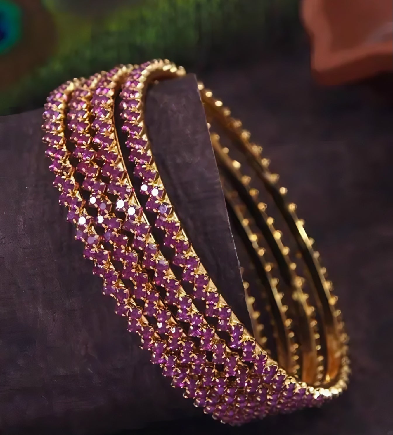 Twinkle Line AD Bangle Set