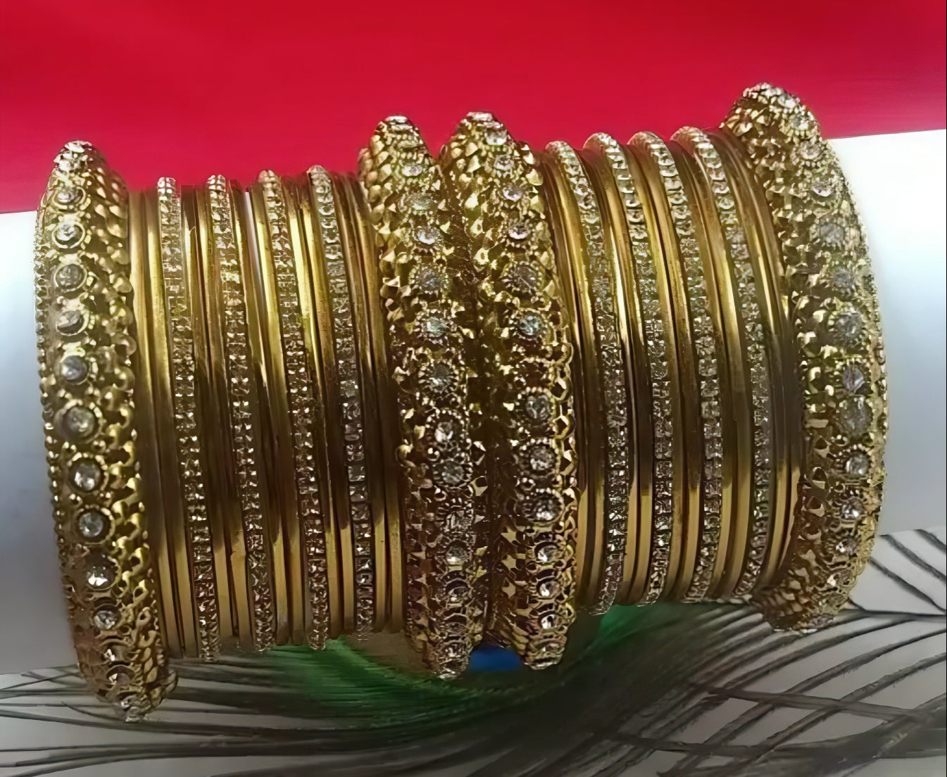 Royal Stone Bangle Set