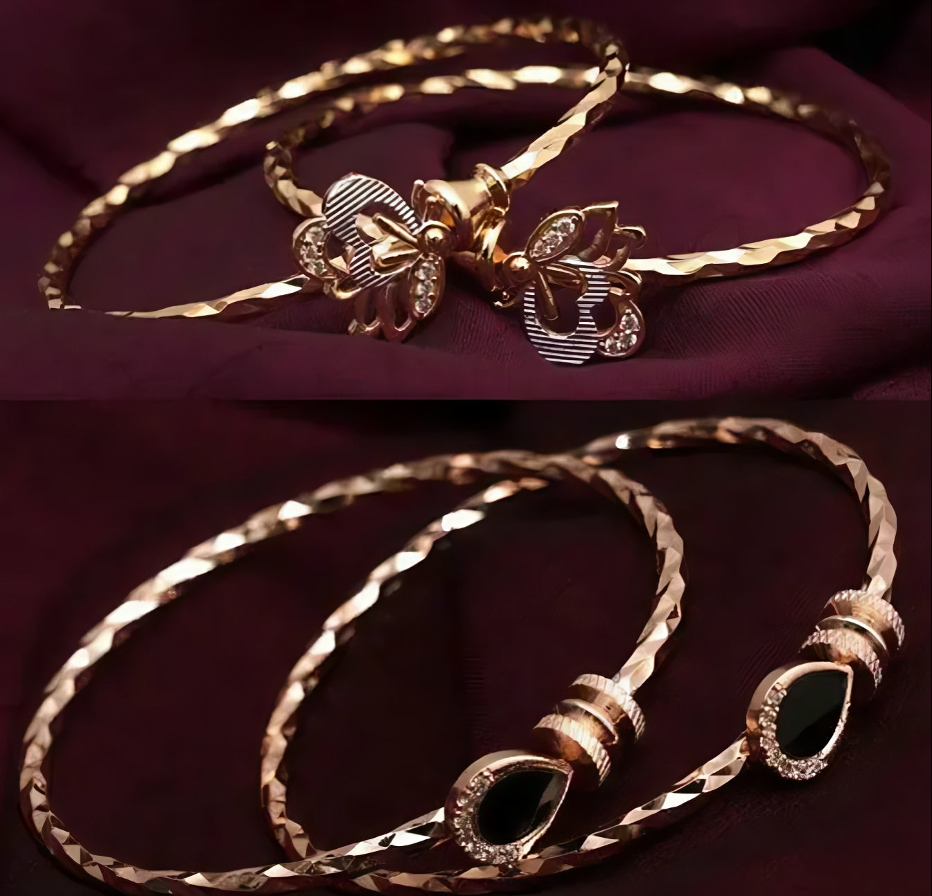 Golden Butterfly Kada