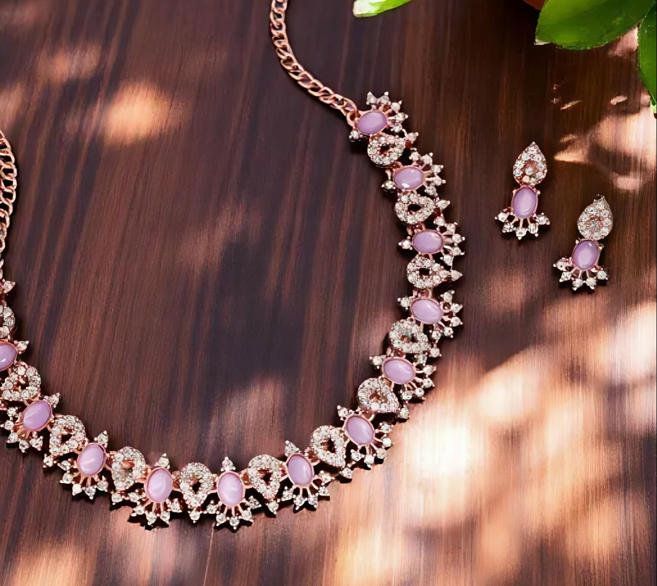 Blush Bloom Necklace Set