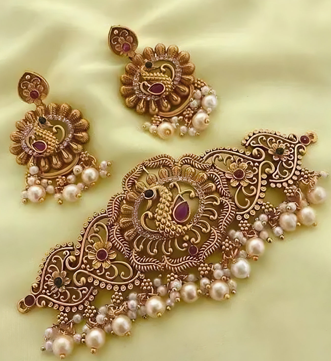 Mayura Haaram Choker Set