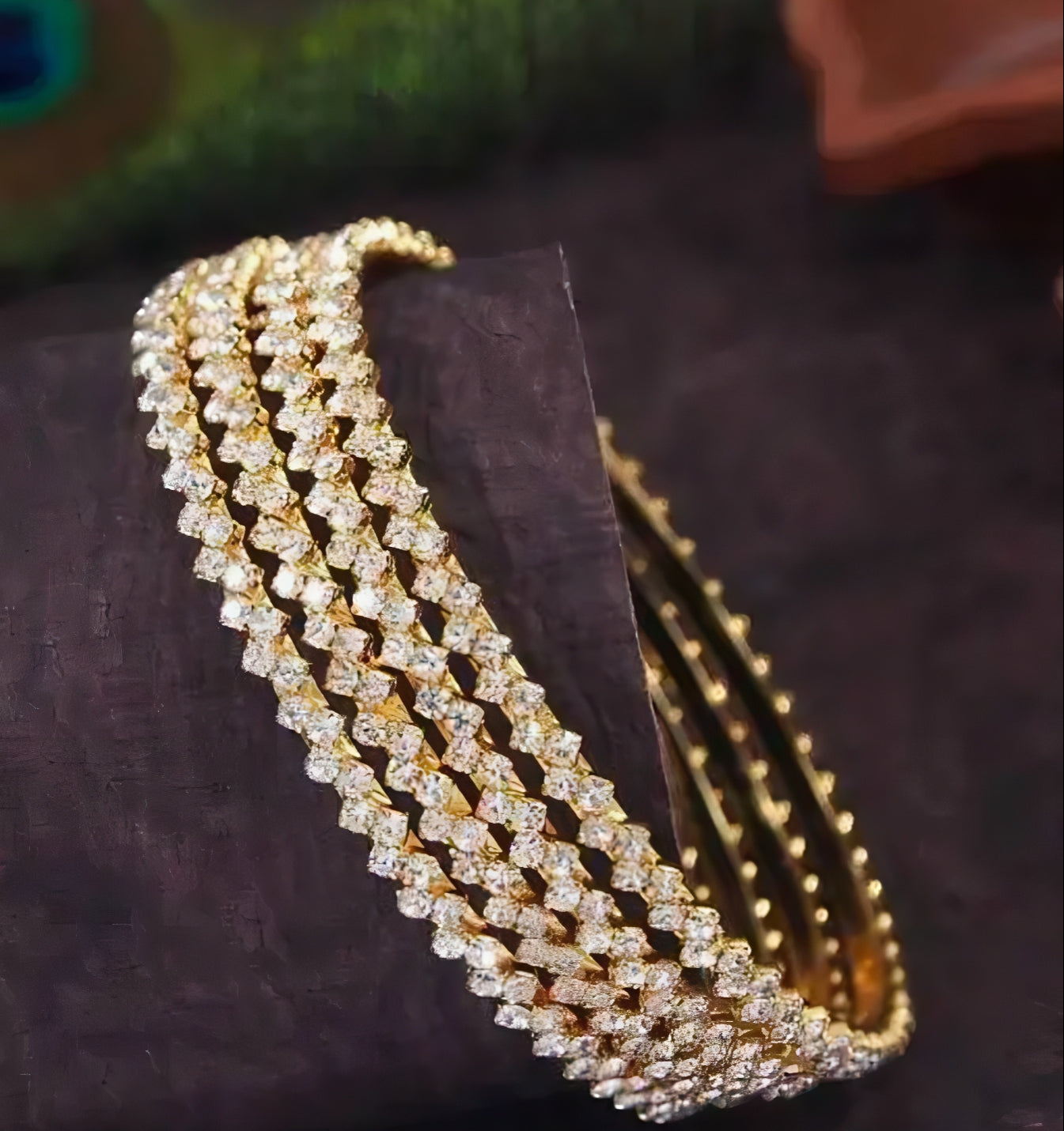 Twinkle Line AD Bangle Set