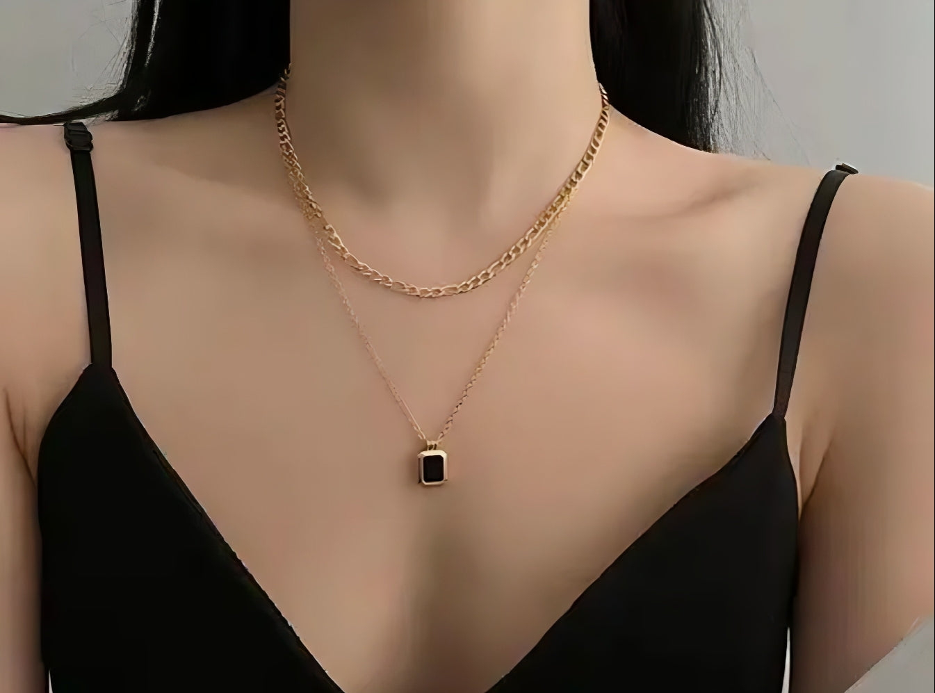 Midnight Luxe Layered Necklace