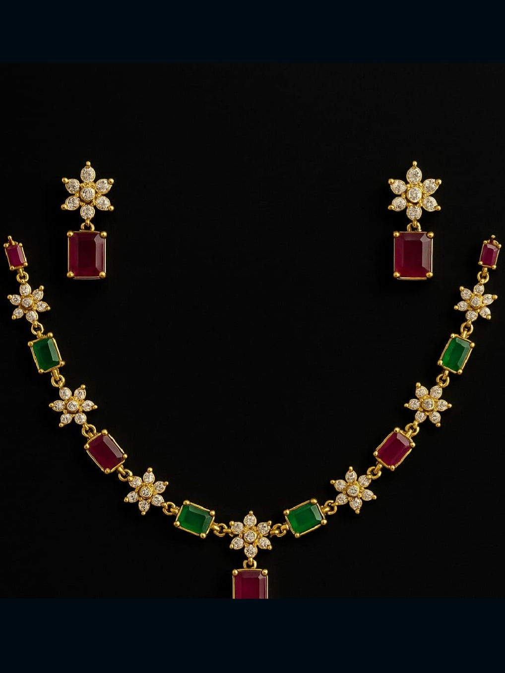 Royal Radience Ruby-Emerald set