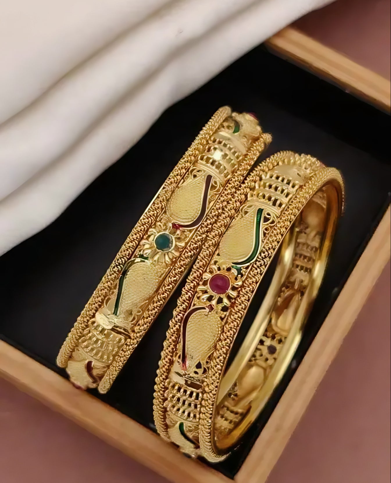 Divya Nakshi Antique Bangles