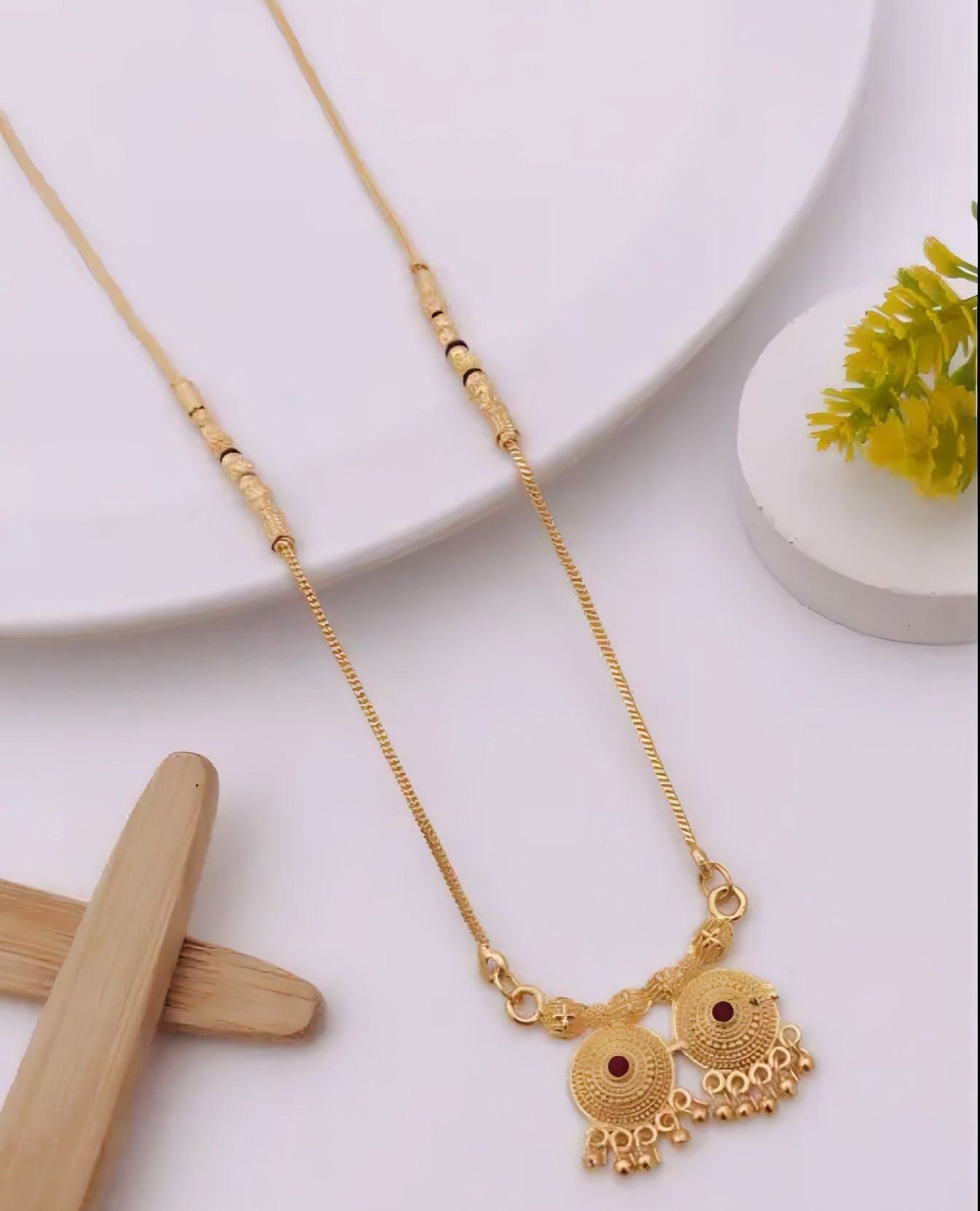 Twin Coin Traditional Mangalsutra